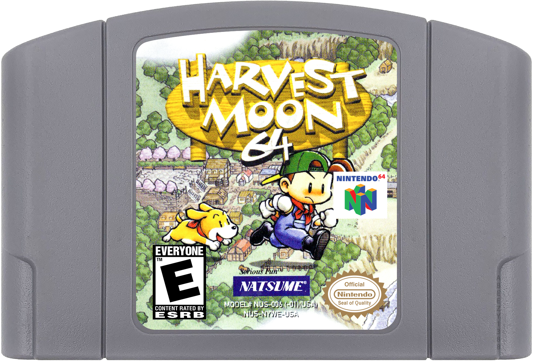 Harvest Moon 64 cartridge
